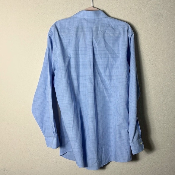 Brooks Brothers Non Iron Button Down Shirt Light Blue size 17-34 - Picture 7 of 7